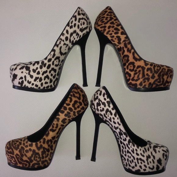 saint laurent leopard pumps